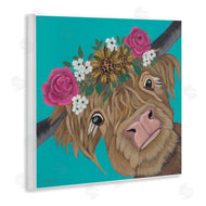 Ashley Justice | Joyful Cattle with Flower Crown