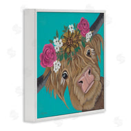 Ashley Justice | Joyful Cattle with Flower Crown