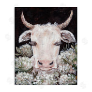 Amanda Hilburn | Gentle Cow with Florals