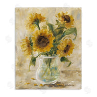 Pam Britton | Sunflowers with Falling Petals