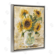 Pam Britton | Sunflowers with Falling Petals