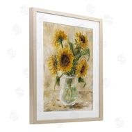 Pam Britton | Sunflowers with Falling Petals
