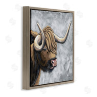 Sara Baker | Highland Cattle with Curved Horn