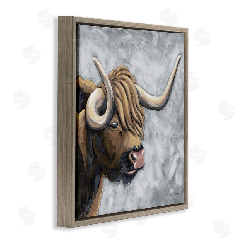 Sara Baker | Highland Cattle with Curved Horn