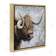 Sara Baker | Highland Cattle with Curved Horn