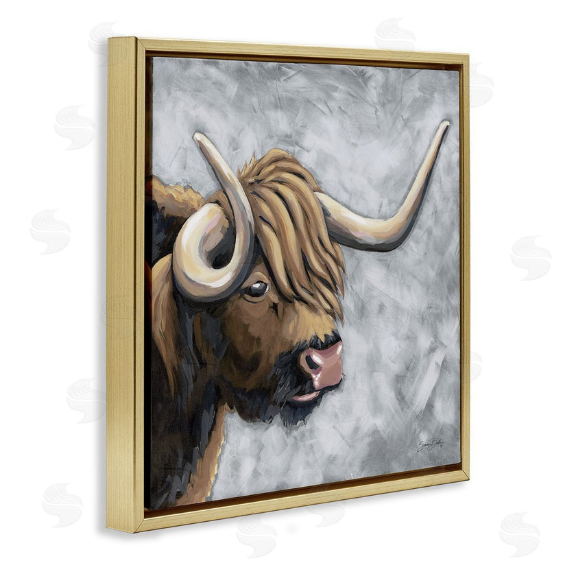 Sara Baker | Highland Cattle with Curved Horn