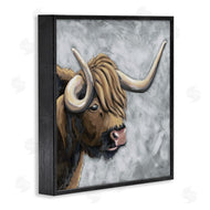 Sara Baker | Highland Cattle with Curved Horn