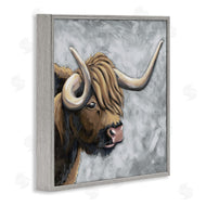 Sara Baker | Highland Cattle with Curved Horn