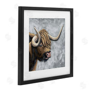 Sara Baker | Highland Cattle with Curved Horn
