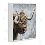 Sara Baker | Highland Cattle with Curved Horn