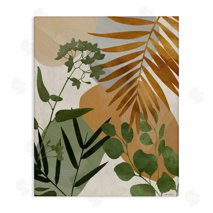 Amber Sterling | Earthy Tropical Leaves