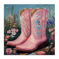 Heidi Kuntz | Wildflower Pink Cowgirl Boots