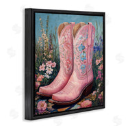 Heidi Kuntz | Wildflower Pink Cowgirl Boots