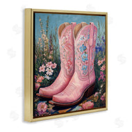 Heidi Kuntz | Wildflower Pink Cowgirl Boots