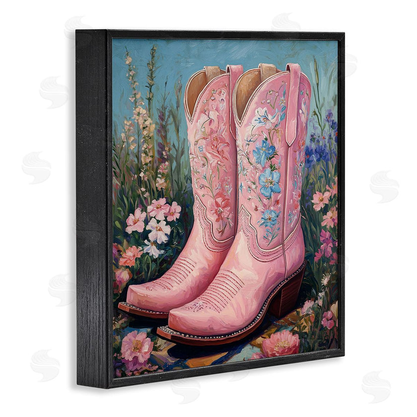 Heidi Kuntz | Wildflower Pink Cowgirl Boots