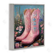 Heidi Kuntz | Wildflower Pink Cowgirl Boots