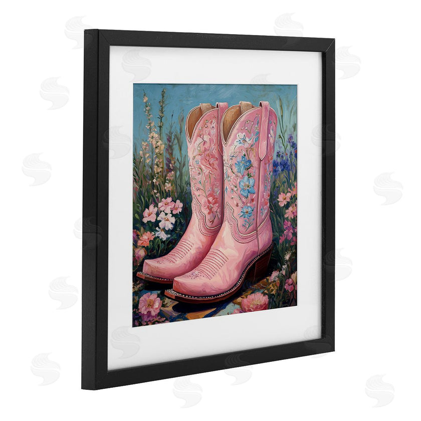 Heidi Kuntz | Wildflower Pink Cowgirl Boots