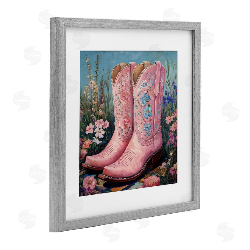 Heidi Kuntz | Wildflower Pink Cowgirl Boots