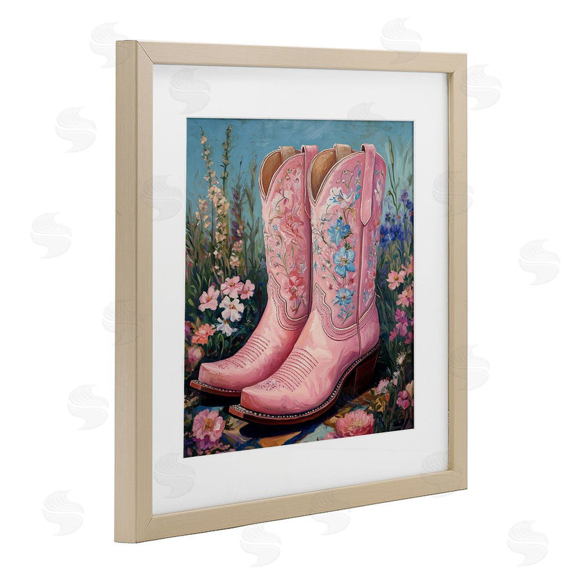 Heidi Kuntz | Wildflower Pink Cowgirl Boots