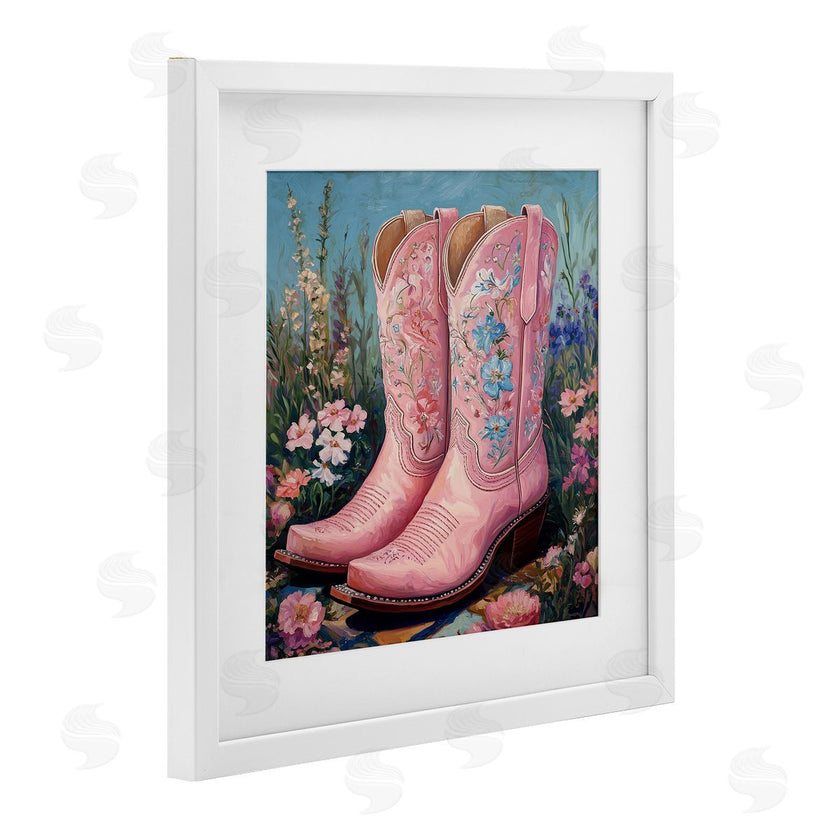 Heidi Kuntz | Wildflower Pink Cowgirl Boots