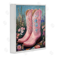 Heidi Kuntz | Wildflower Pink Cowgirl Boots