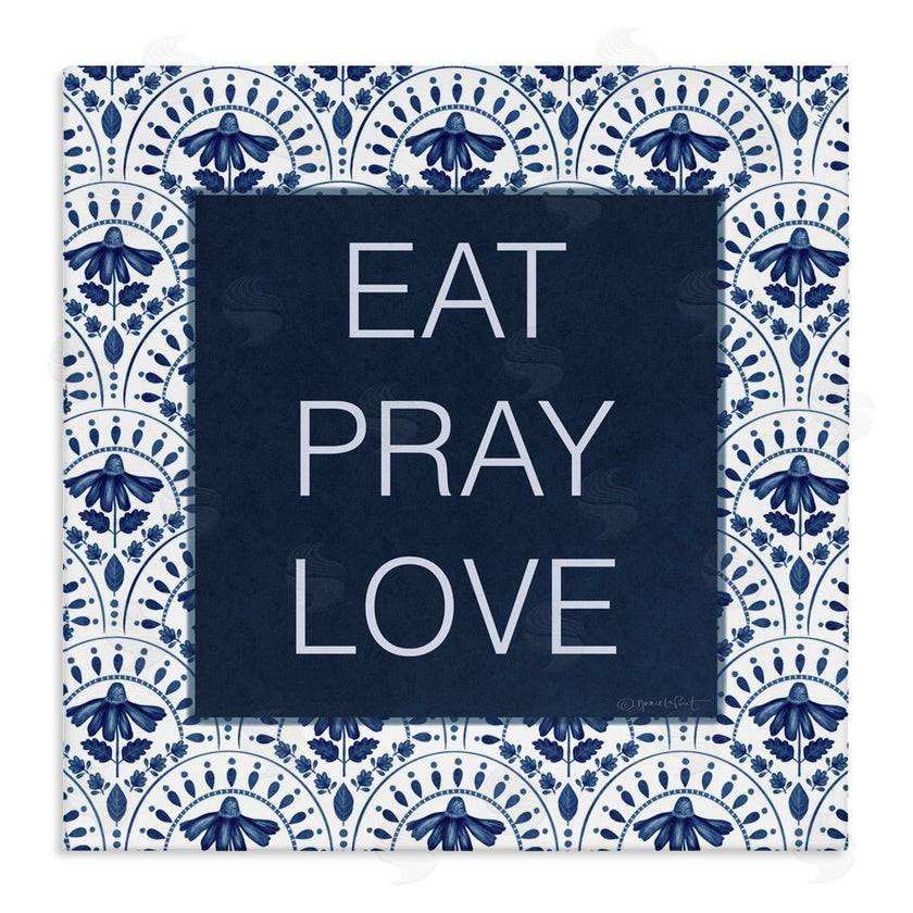 Annie LaPoint | Eat Pray Love on Blue Florals