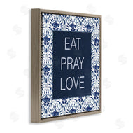 Annie LaPoint | Eat Pray Love on Blue Florals