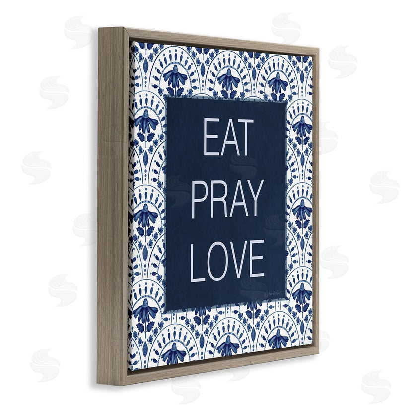 Annie LaPoint | Eat Pray Love on Blue Florals
