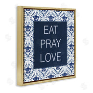 Annie LaPoint | Eat Pray Love on Blue Florals