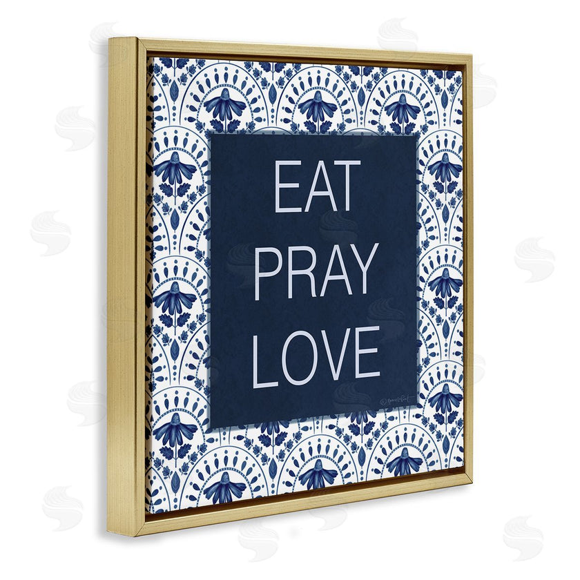 Annie LaPoint | Eat Pray Love on Blue Florals