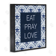 Annie LaPoint | Eat Pray Love on Blue Florals