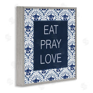 Annie LaPoint | Eat Pray Love on Blue Florals