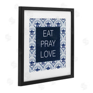 Annie LaPoint | Eat Pray Love on Blue Florals