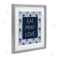 Annie LaPoint | Eat Pray Love on Blue Florals