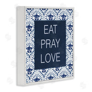 Annie LaPoint | Eat Pray Love on Blue Florals