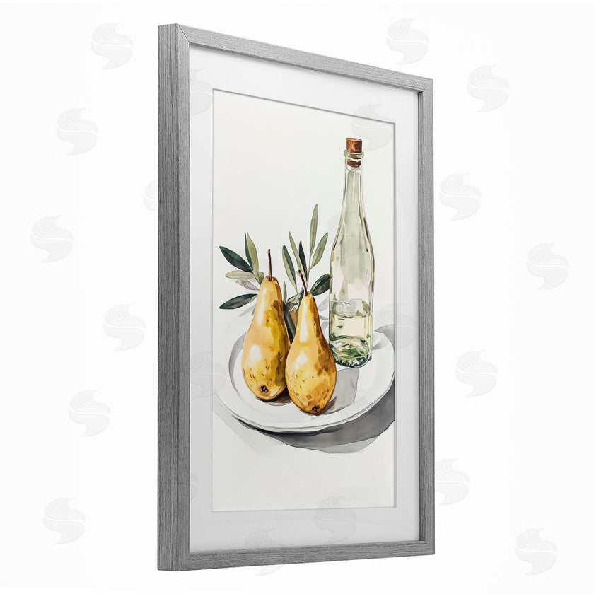 Heidi Kuntz | Pears and Bottle Platter