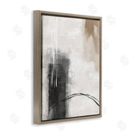 Amber Sterling | Grey and Tan Simple Abstract