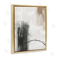 Amber Sterling | Grey and Tan Simple Abstract
