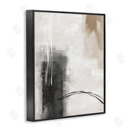 Amber Sterling | Grey and Tan Simple Abstract
