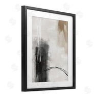 Amber Sterling | Grey and Tan Simple Abstract
