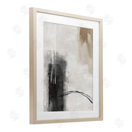 Amber Sterling | Grey and Tan Simple Abstract