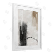 Amber Sterling | Grey and Tan Simple Abstract
