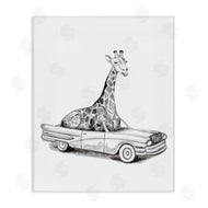 Rachel Nieman | Giraffe in Vintage Vehicle