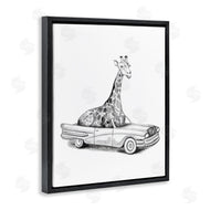 Rachel Nieman | Giraffe in Vintage Vehicle