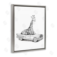 Rachel Nieman | Giraffe in Vintage Vehicle