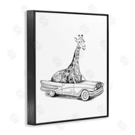 Rachel Nieman | Giraffe in Vintage Vehicle