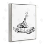 Rachel Nieman | Giraffe in Vintage Vehicle