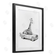 Rachel Nieman | Giraffe in Vintage Vehicle