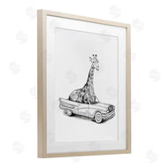 Rachel Nieman | Giraffe in Vintage Vehicle