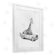 Rachel Nieman | Giraffe in Vintage Vehicle